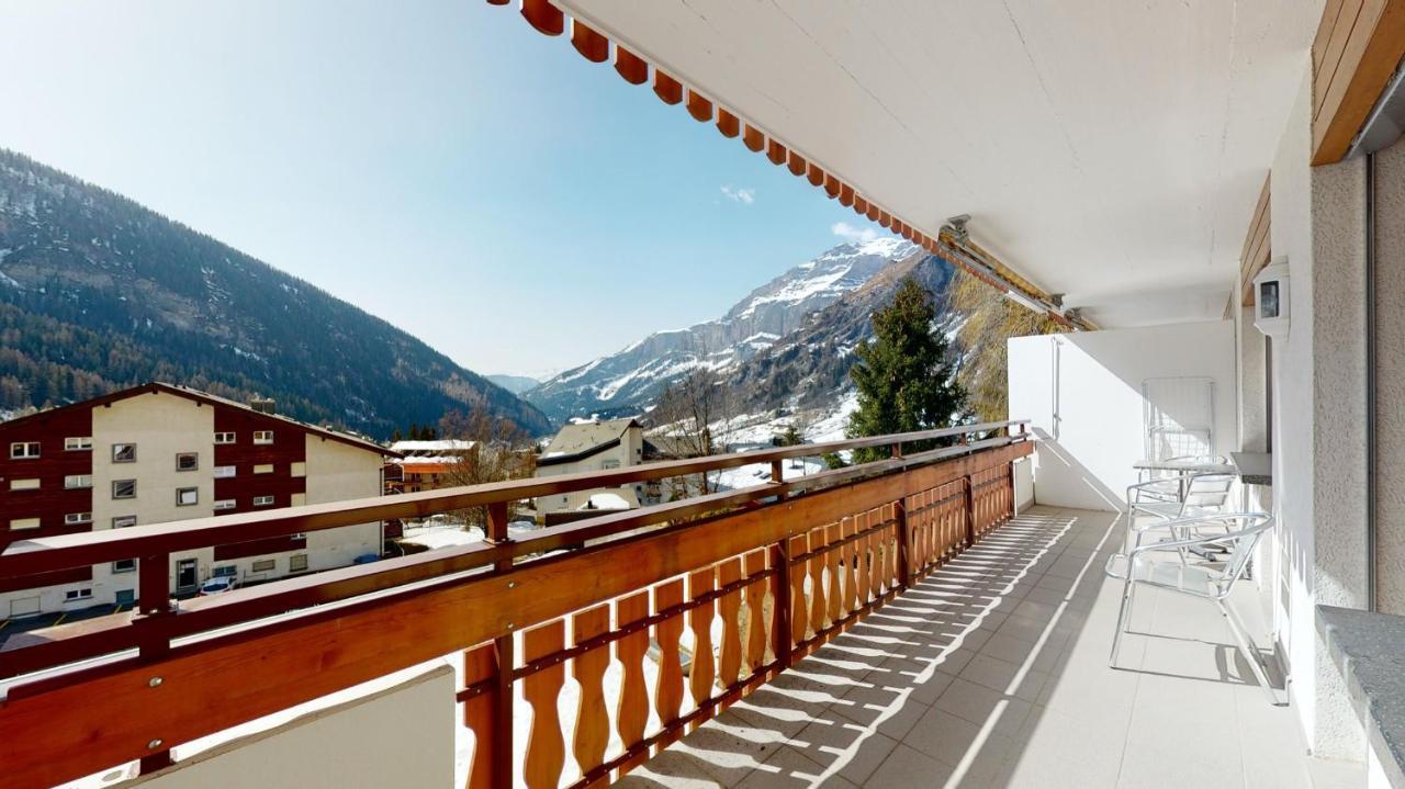 Gonenstein Residence In Leukerbad, Entire Apartment/Studio With Balcony Bagian luar foto