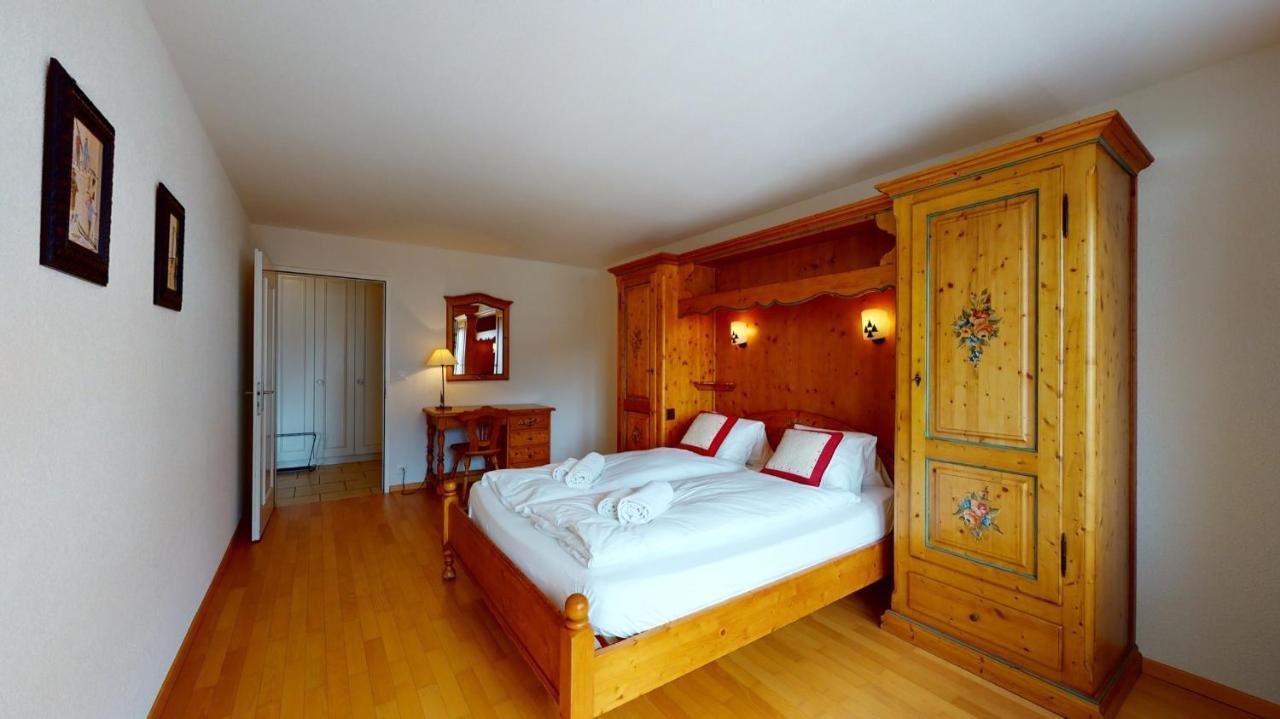 Gonenstein Residence In Leukerbad, Entire Apartment/Studio With Balcony Bagian luar foto