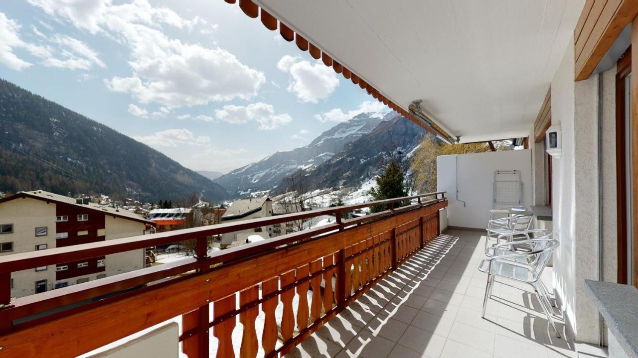 Gonenstein Residence In Leukerbad, Entire Apartment/Studio With Balcony Bagian luar foto