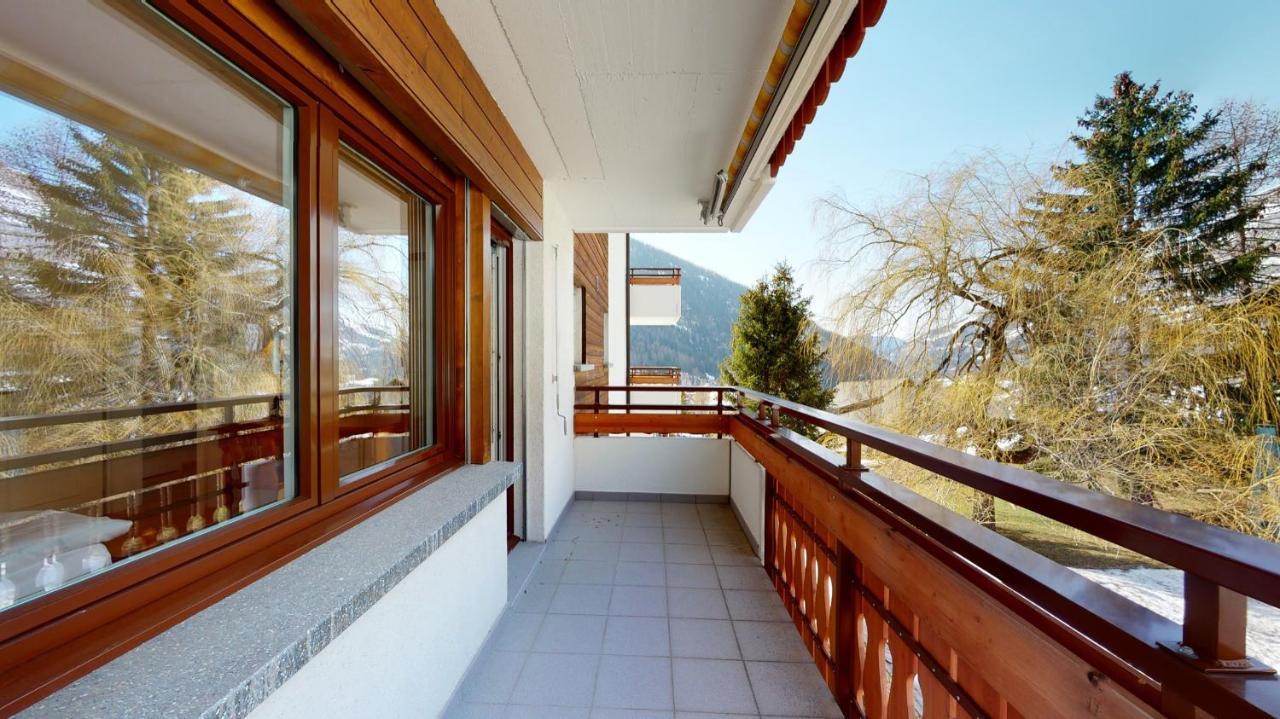 Gonenstein Residence In Leukerbad, Entire Apartment/Studio With Balcony Bagian luar foto