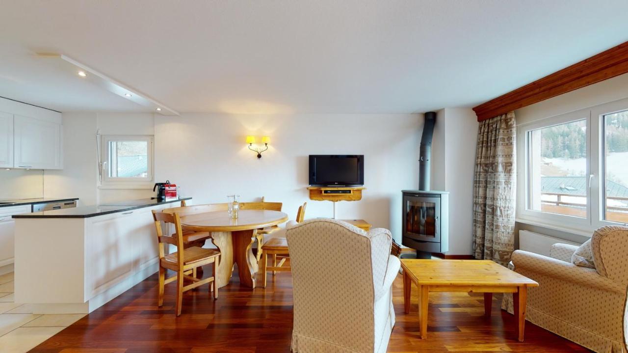 Gonenstein Residence In Leukerbad, Entire Apartment/Studio With Balcony Bagian luar foto