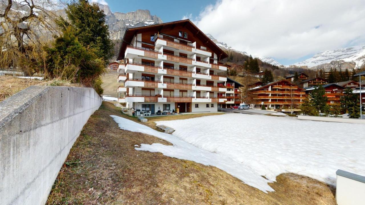 Gonenstein Residence In Leukerbad, Entire Apartment/Studio With Balcony Bagian luar foto