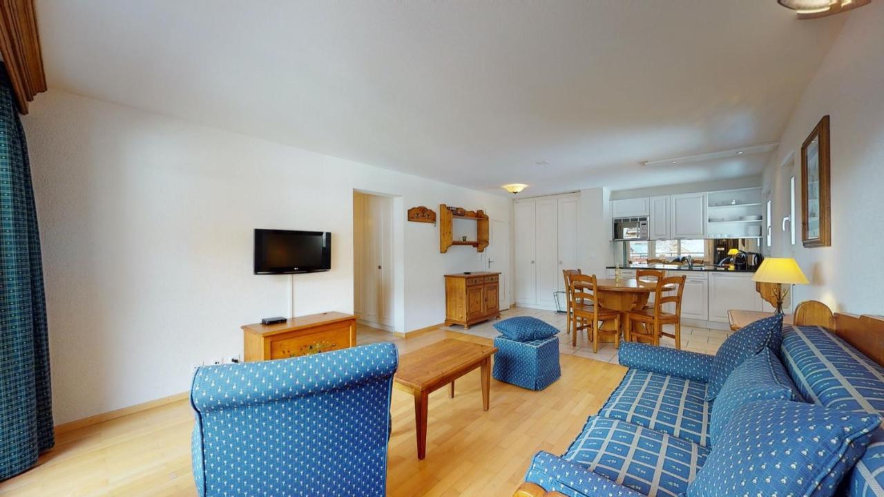 Gonenstein Residence In Leukerbad, Entire Apartment/Studio With Balcony Bagian luar foto