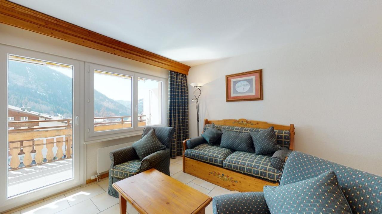 Gonenstein Residence In Leukerbad, Entire Apartment/Studio With Balcony Bagian luar foto