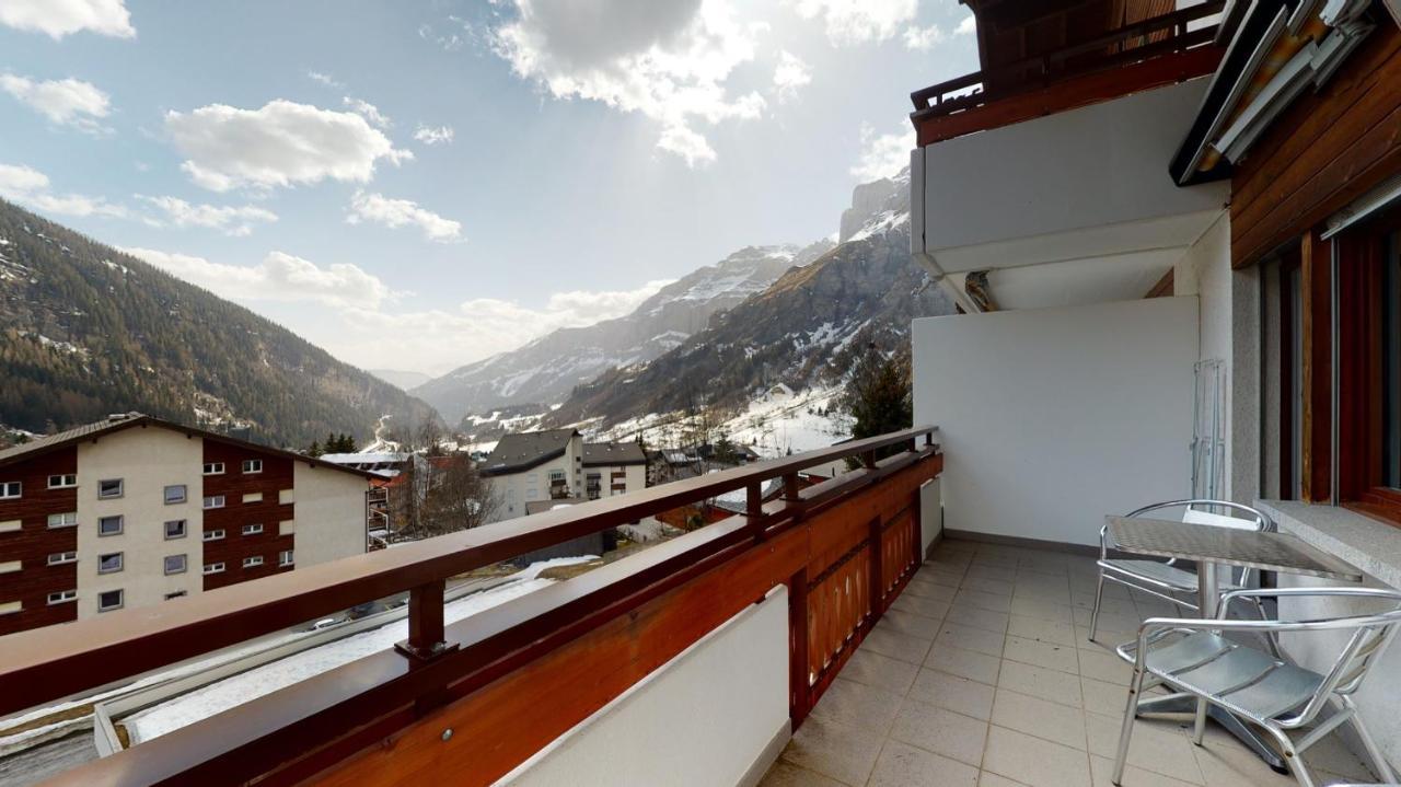 Gonenstein Residence In Leukerbad, Entire Apartment/Studio With Balcony Bagian luar foto
