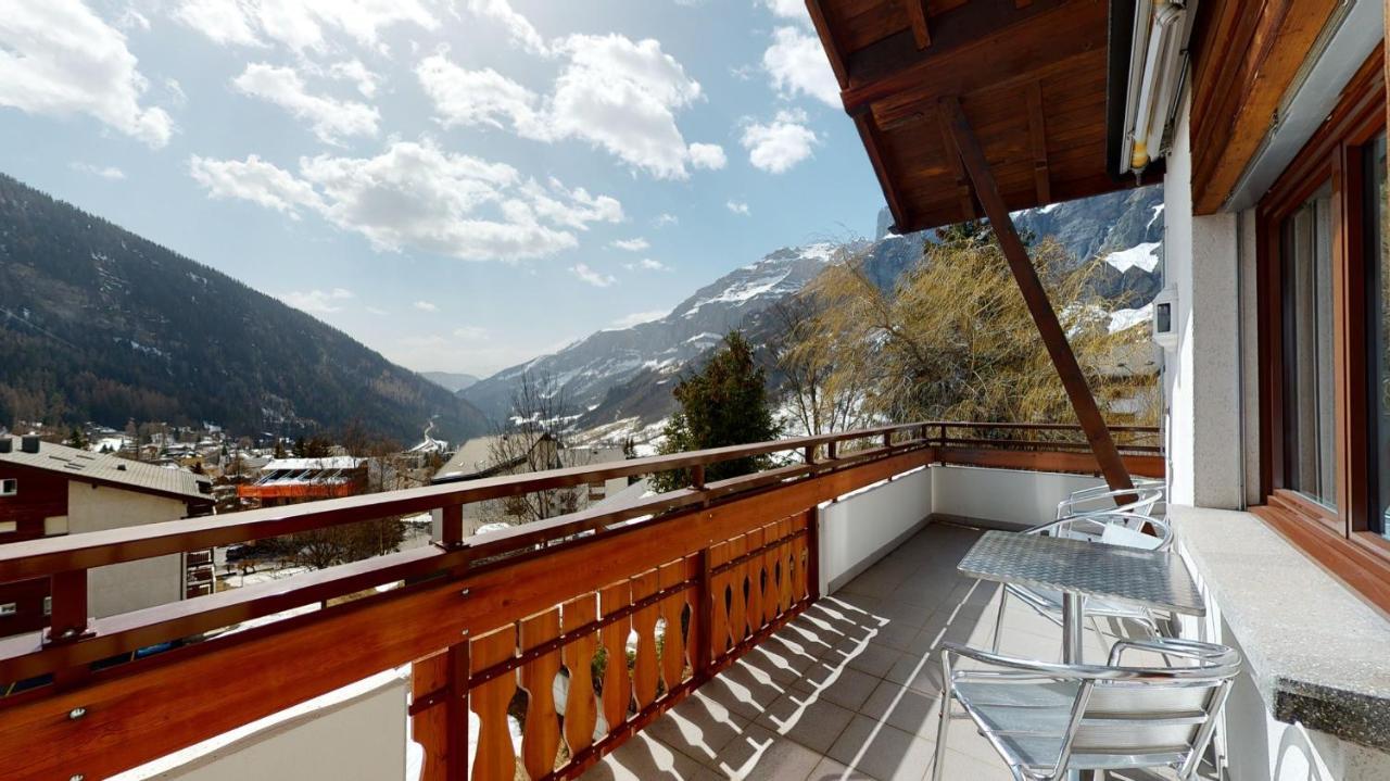 Gonenstein Residence In Leukerbad, Entire Apartment/Studio With Balcony Bagian luar foto