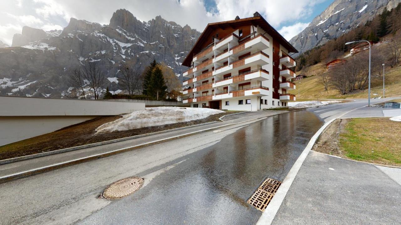 Gonenstein Residence In Leukerbad, Entire Apartment/Studio With Balcony Bagian luar foto