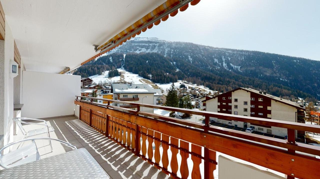 Gonenstein Residence In Leukerbad, Entire Apartment/Studio With Balcony Bagian luar foto