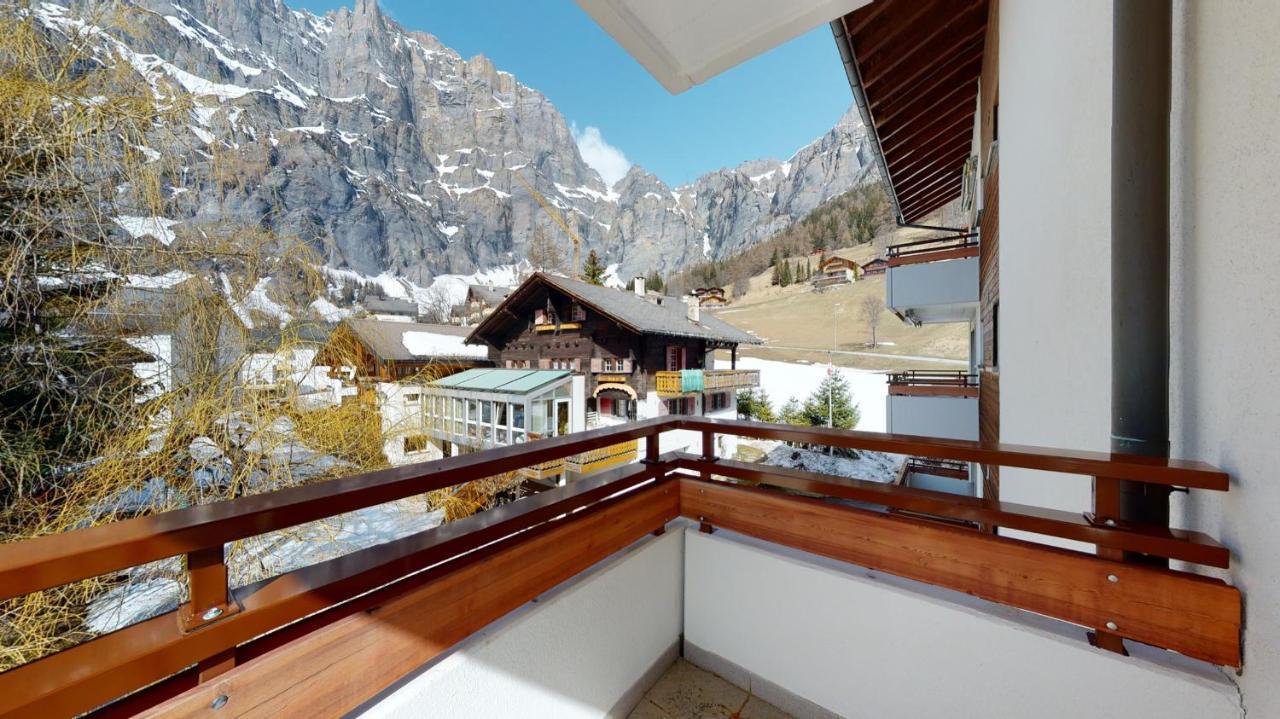 Gonenstein Residence In Leukerbad, Entire Apartment/Studio With Balcony Bagian luar foto