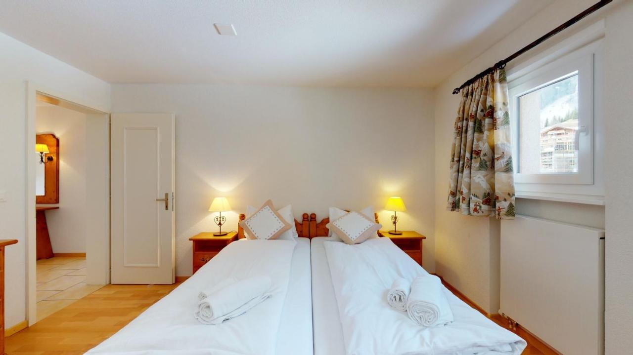 Gonenstein Residence In Leukerbad, Entire Apartment/Studio With Balcony Bagian luar foto