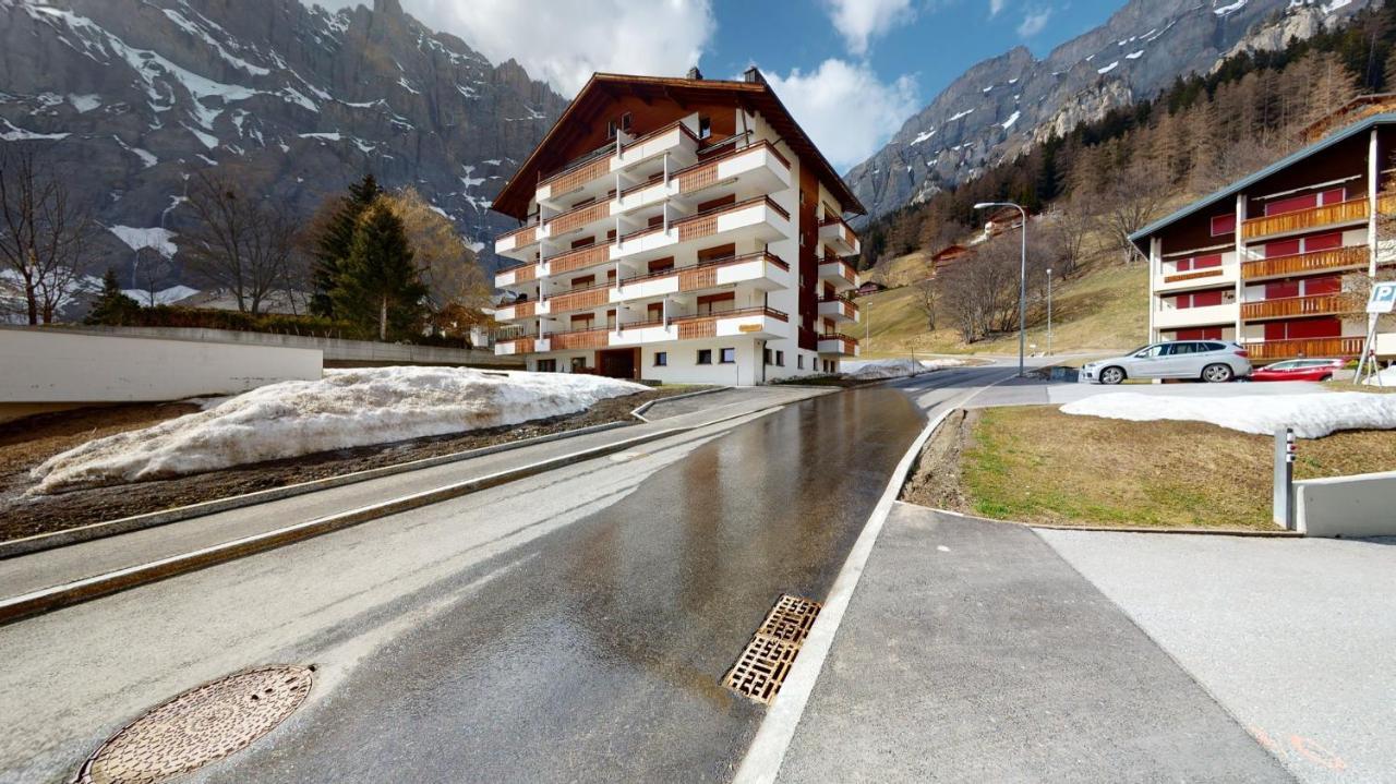 Gonenstein Residence In Leukerbad, Entire Apartment/Studio With Balcony Bagian luar foto