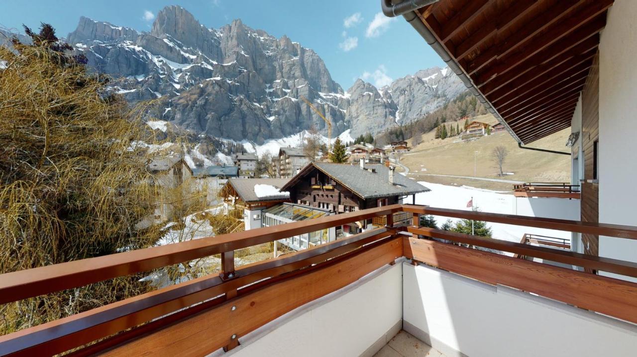 Gonenstein Residence In Leukerbad, Entire Apartment/Studio With Balcony Bagian luar foto