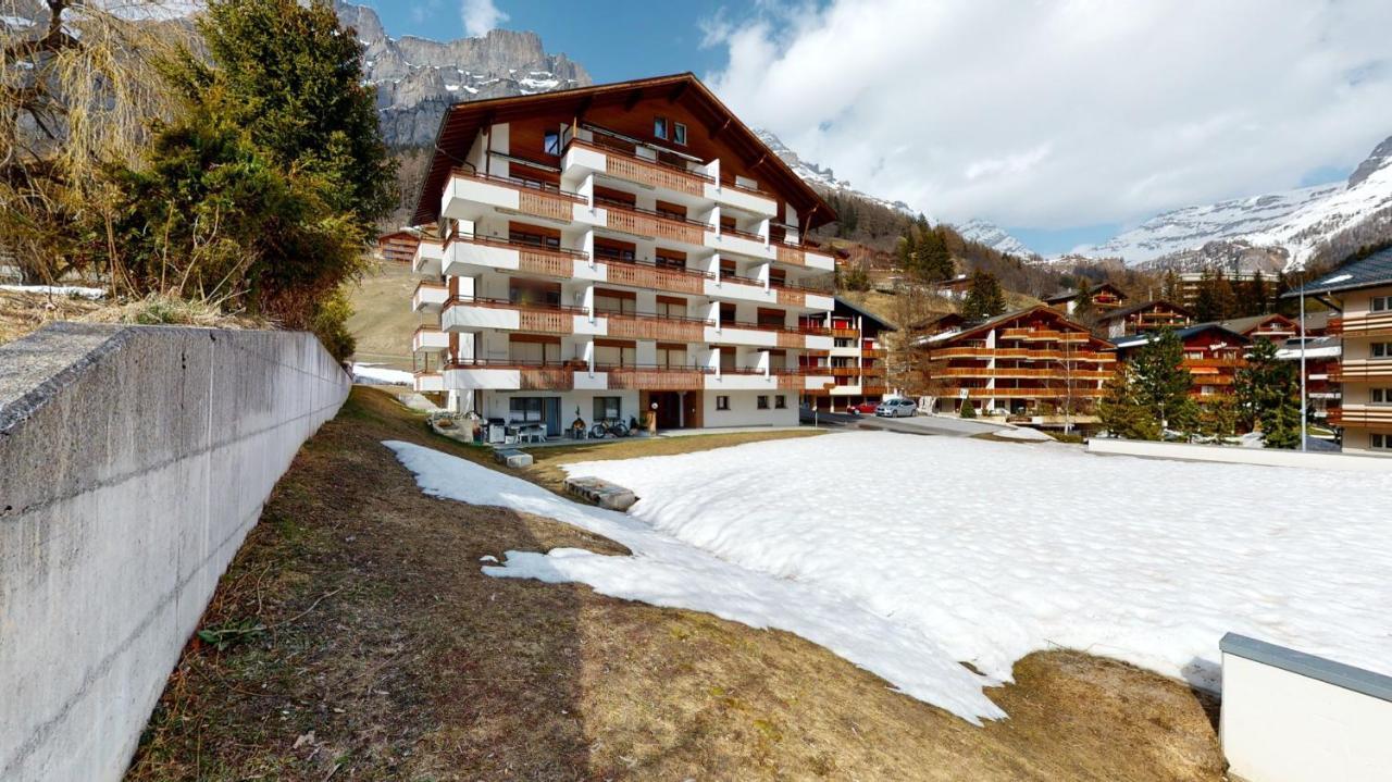 Gonenstein Residence In Leukerbad, Entire Apartment/Studio With Balcony Bagian luar foto