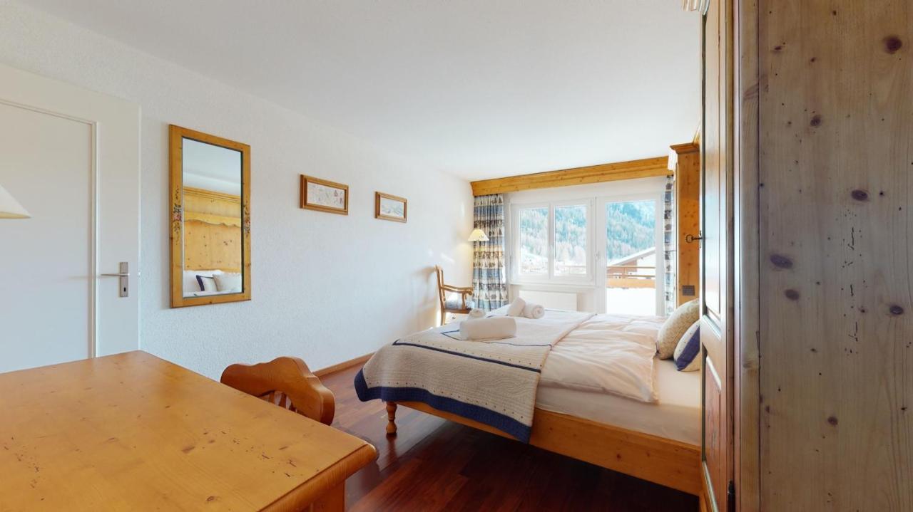 Gonenstein Residence In Leukerbad, Entire Apartment/Studio With Balcony Bagian luar foto