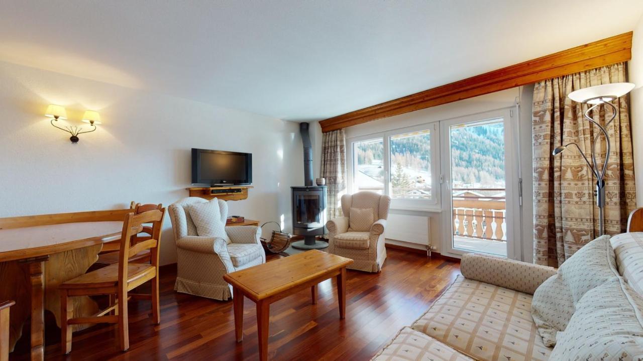 Gonenstein Residence In Leukerbad, Entire Apartment/Studio With Balcony Bagian luar foto