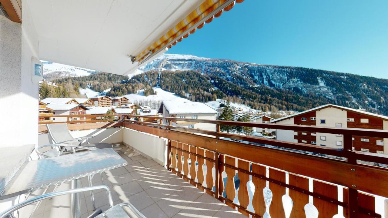 Gonenstein Residence In Leukerbad, Entire Apartment/Studio With Balcony Bagian luar foto