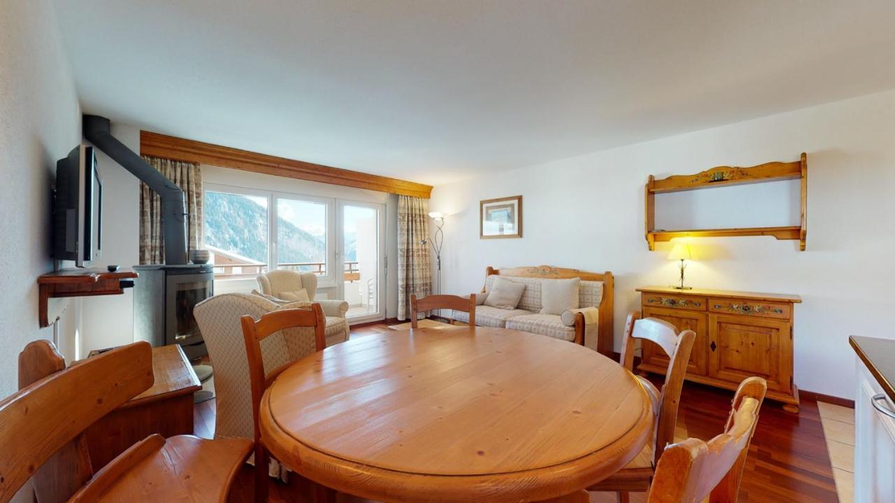 Gonenstein Residence In Leukerbad, Entire Apartment/Studio With Balcony Bagian luar foto